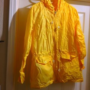 Yellow Travel Wind/Rain Coat